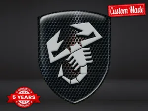 Fiat Abarth Emblemas Auto Personalizados Élite Estilo Moderno Robustos